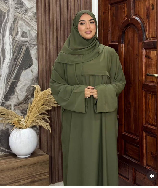 Abaya avec chal alhichma