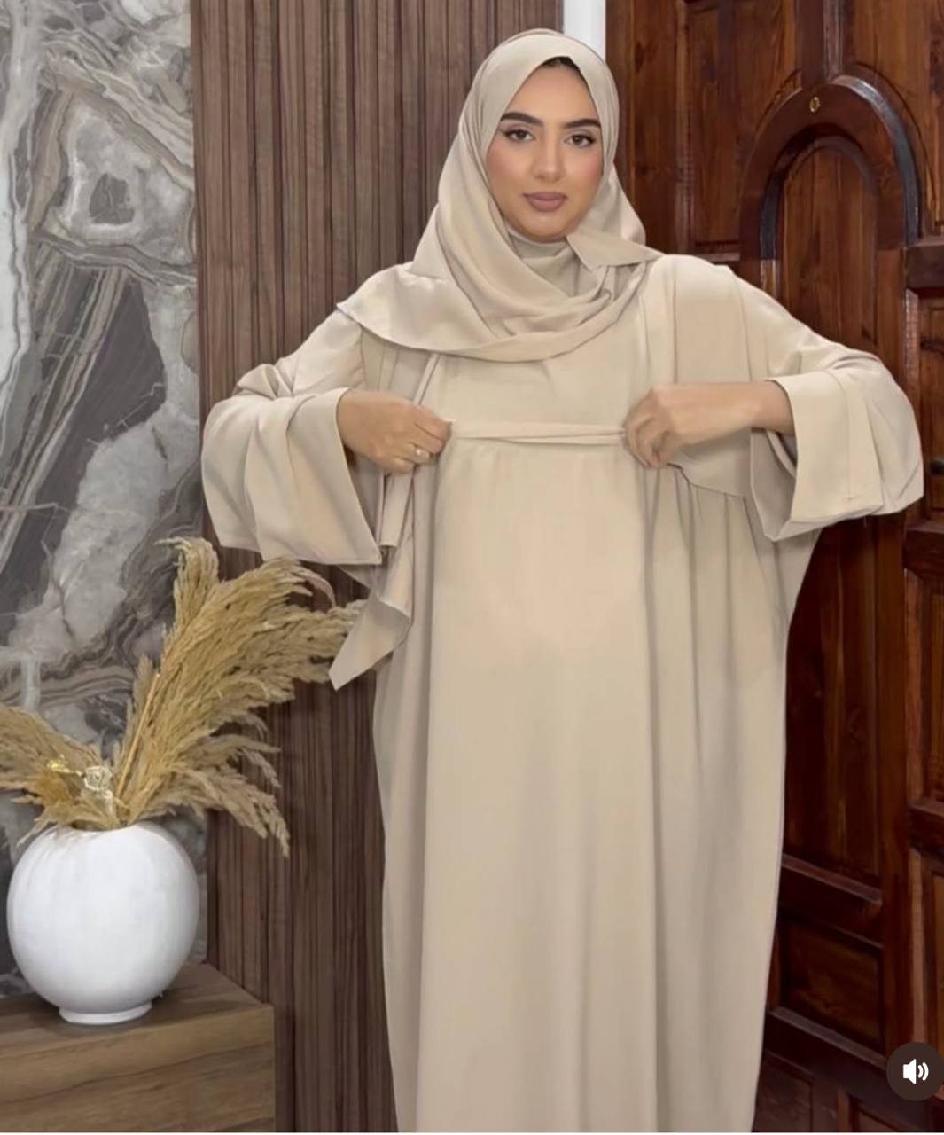 Abaya avec chal alhichma